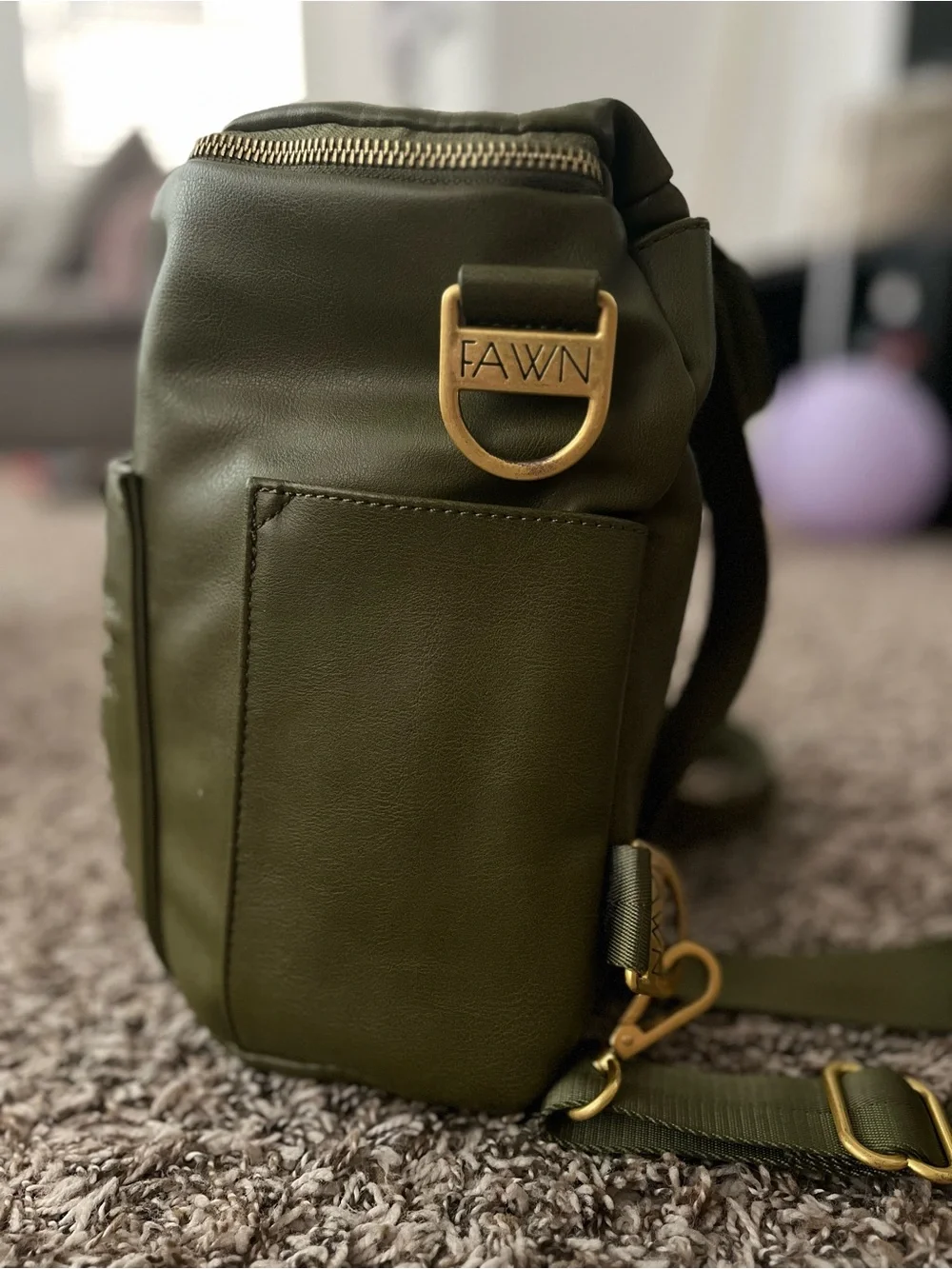 Fawn Design mini baby diaper backpack